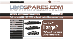 Desktop Screenshot of limospares.com